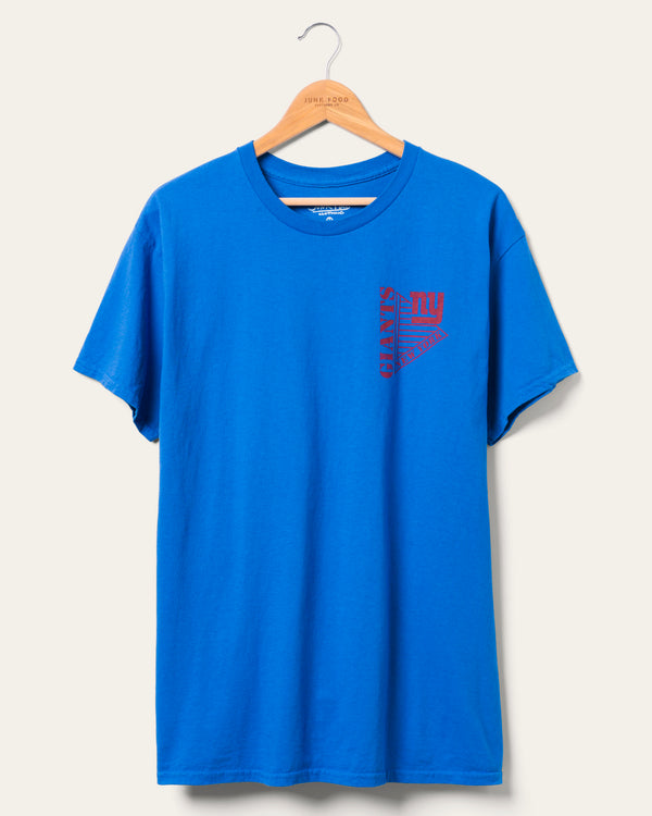 junk food clothing New York Giants Drive Tee Royal