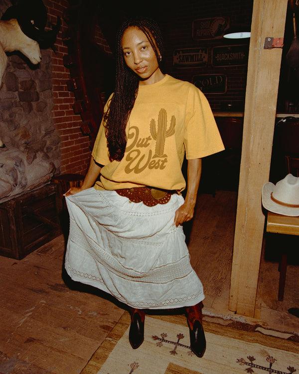 Junk Food Clothing Out West Jersey Tee Honey