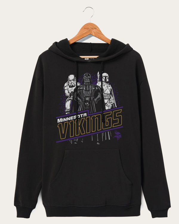 junk food clothing Vikings Empire Hoodie Black
