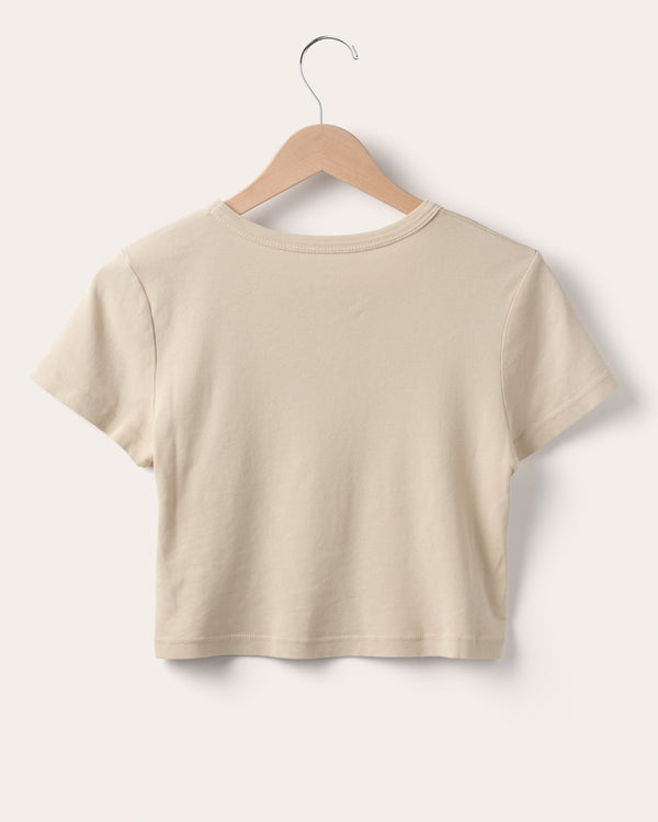 Junk Food Clothing Women's Bambi Baby Tee Camel