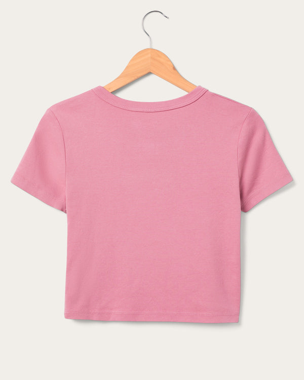 Junk Food Clothing Women's Miami Baby Tee Lilas