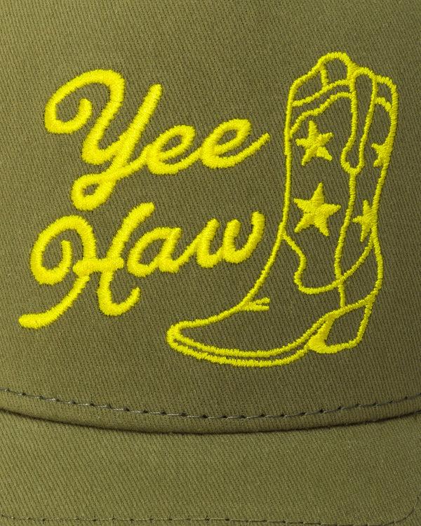Junk Food Clothing Yeehaw Trucker Hat Sage