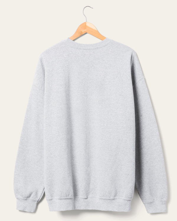 Junk Food Clothing Kansas City Chiefs Backfield Crew Fleece Heather Grey