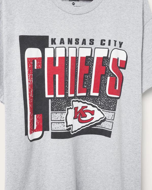 Junk Food Clothing Kansas City Chiefs Complete Tee Heather Gray