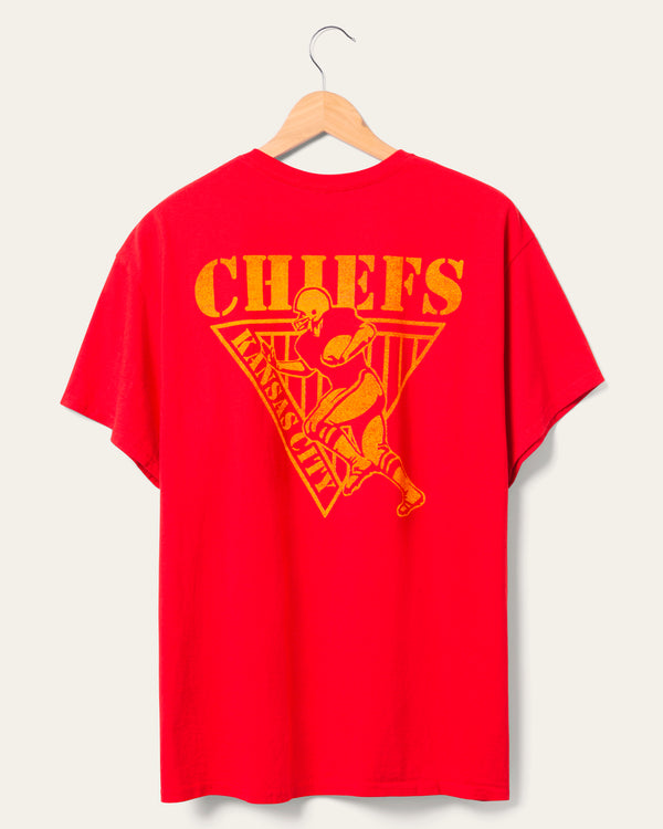 Junk Food Clothing Kansas City Chiefs Drive Tee Red