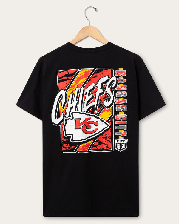 Junk Food Clothing Kansas City Chiefs Icon Flea Market Tee Black
