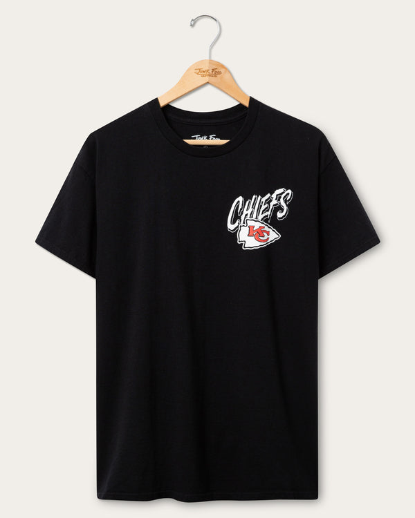 junk food clothing Kansas City Chiefs Icon Flea Market Tee Black
