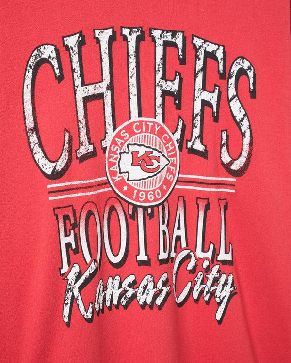 Junk Food Clothing Kansas City Chiefs Lateral Crew Fleece Licorice