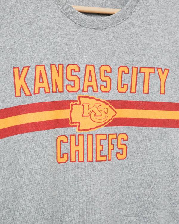 Junk Food Clothing Kansas City Chiefs Lineman Tee Heather Grey