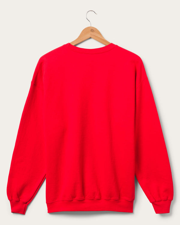 Junk Food Clothing Kansas City Chiefs Mickey Crew Fleece Red