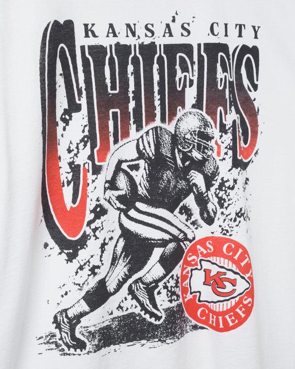 Junk Food Clothing Kansas City Chiefs Rushing Flea Market Tee White