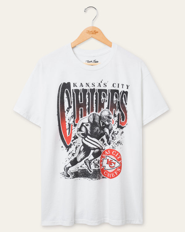 junk food clothing Kansas City Chiefs Rushing Flea Market Tee White