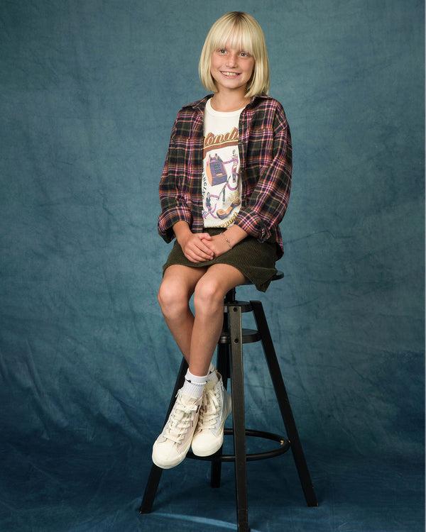 Junk Food Clothing Kids Blondie Hanging On The Telephone Tee Vintage White