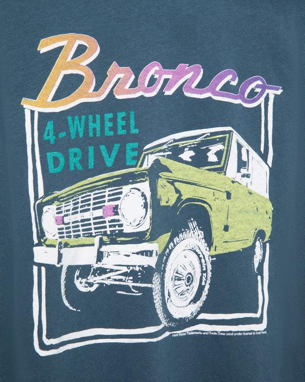 Junk Food Clothing Kids Bronco 4-Wheel Drive Tee Black Sea