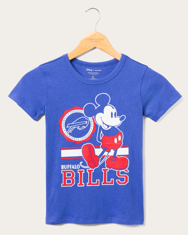 junk food clothing Kids Buffalo Bills Mickey Crest Tee Liberty