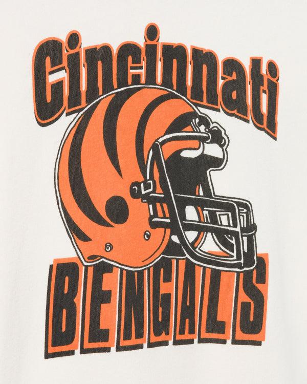 Junk Food Clothing Kids Cincinnati Bengals Helmet Tee Vintage White