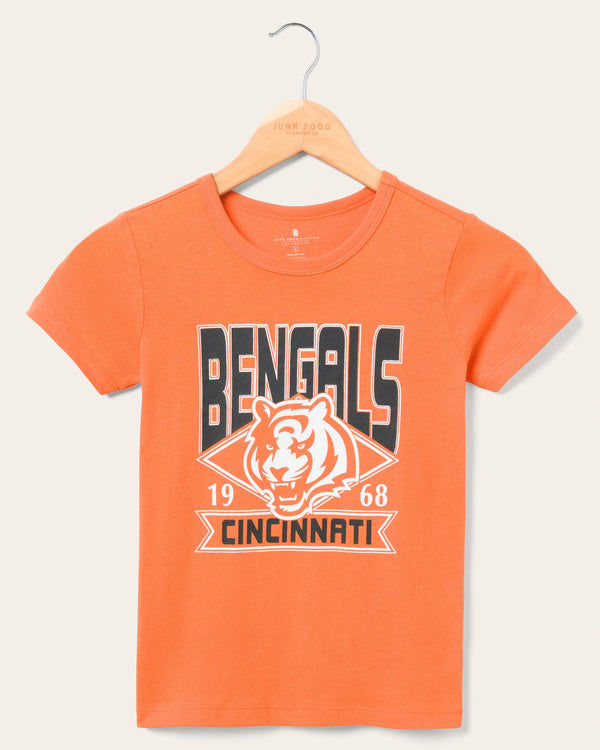 junk food clothing Kids Cincinnati Bengals Overtime Tee Orange