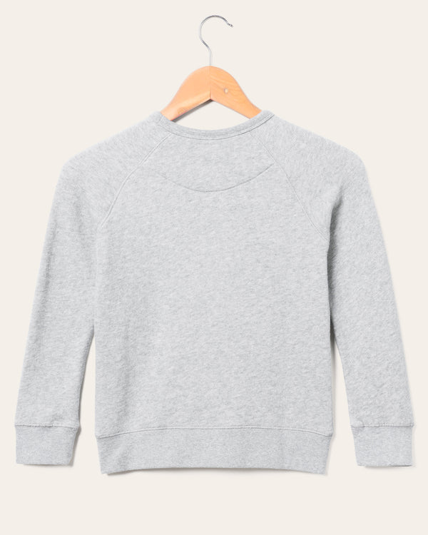 Junk Food Clothing Kids Classic Mickey Raglan Fleece Heather Grey