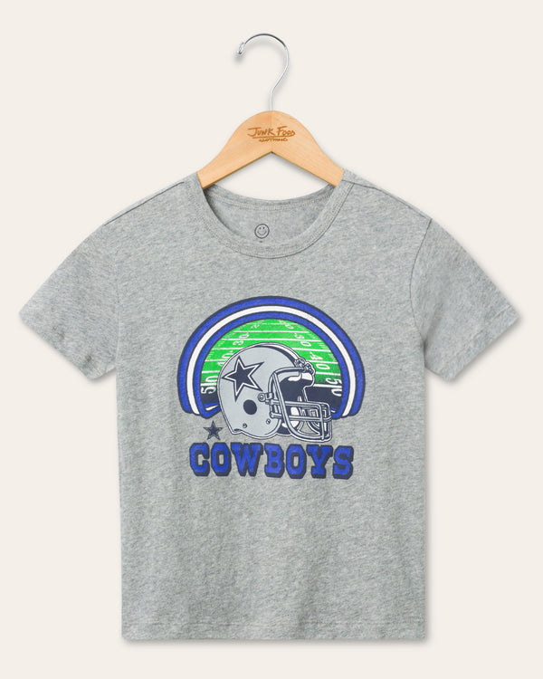 junk food clothing Kids Dallas Cowboys Game Time Tee Heather Grey