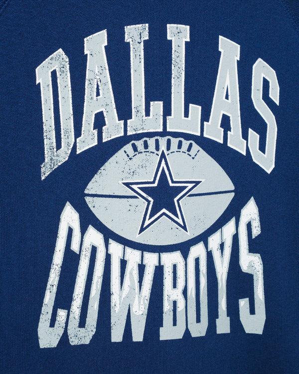 Junk Food Clothing Kids Dallas Cowboys Hot Route Raglan Fleece True Navy