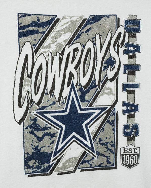 Junk Food Clothing Kids Dallas Cowboys Icon Tee Vintage White