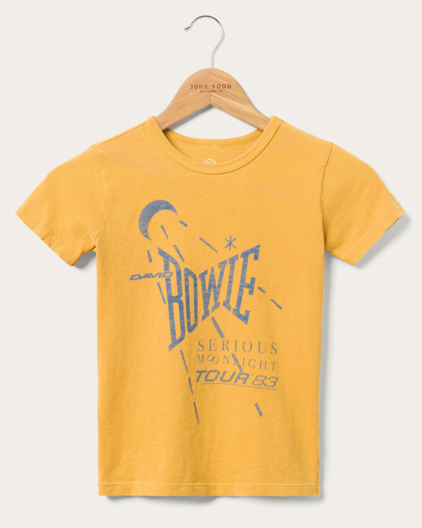 junk food clothing Kids David Bowie Us Tour 82 Tee Honey