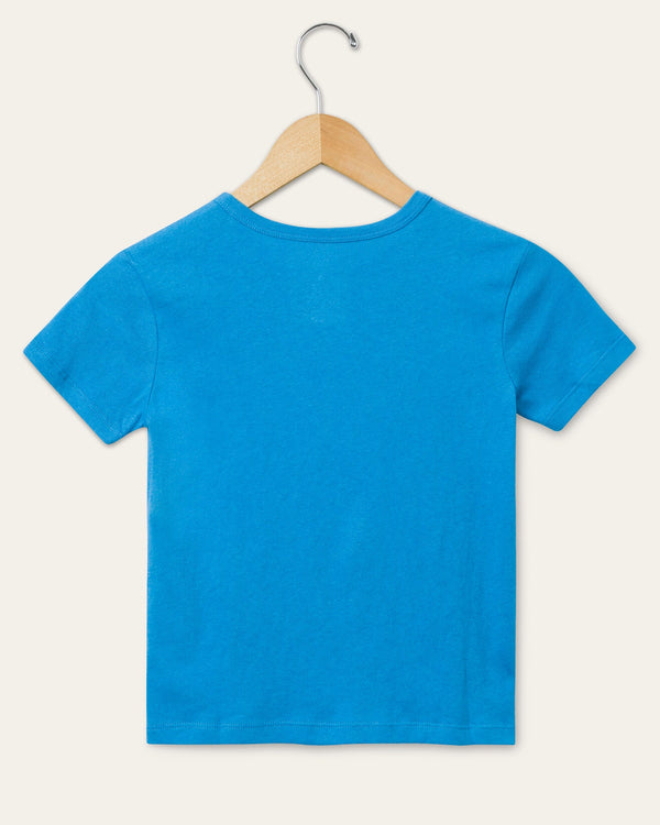 Junk Food Clothing Kids Detroit Lions Rushing Tee Lions Blue