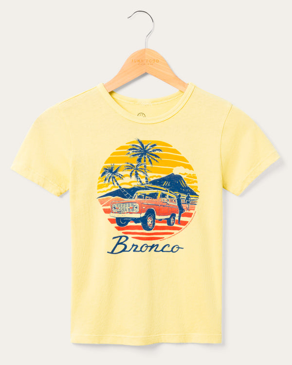 junk food clothing Kids Ford Bronco Sunset Tee Dusty Citron