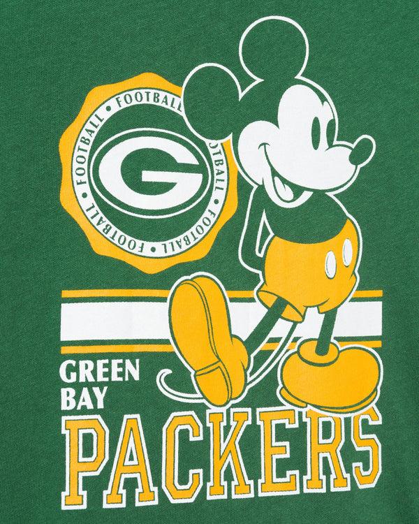 Junk Food Clothing Kids Green Bay Packers Mickey Crest Tee Hunter