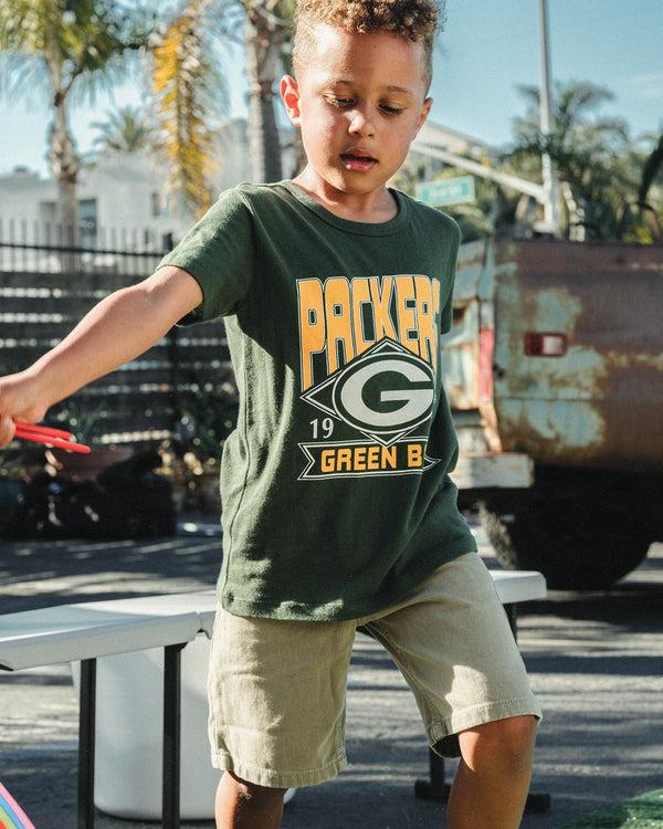 Junk Food Clothing Kids Green Bay Packers Ovetime Tee Hunter