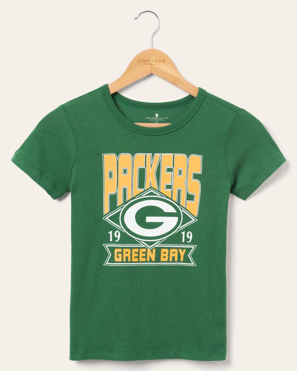 junk food clothing Kids Green Bay Packers Ovetime Tee Hunter