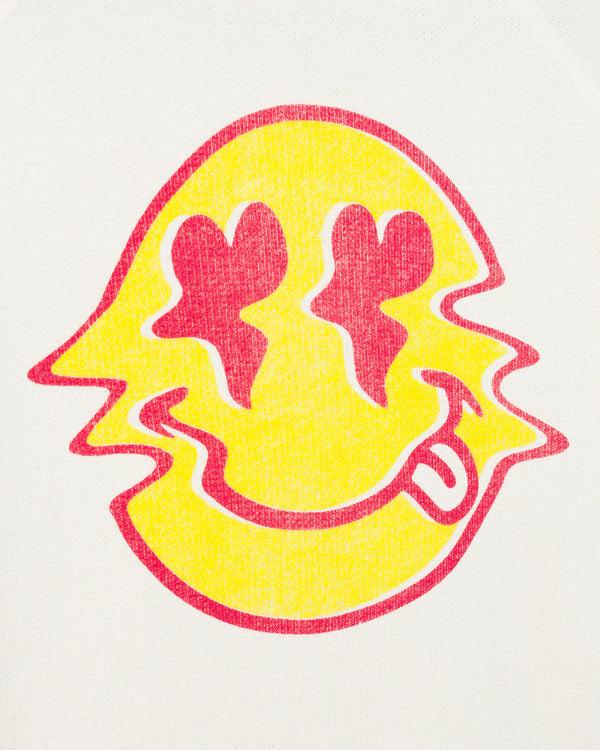 Junk Food Clothing Kids Heart Eyed Smiley Raglan Fleece Birch