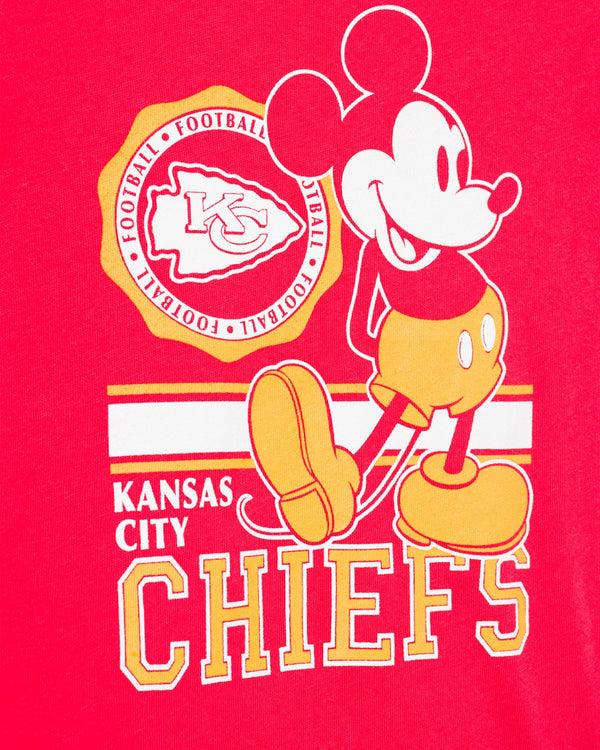 Junk Food Clothing Kids Kansas City Chiefs Mickey Crest Tee Licorice