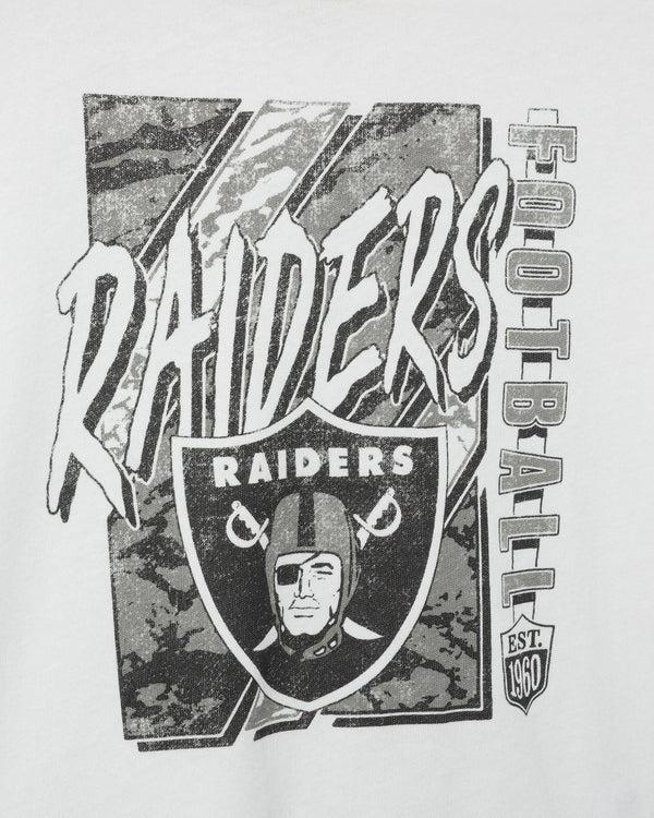 Junk Food Clothing Kids Las Vegas Raiders Icon Tee Vintage White