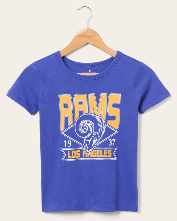 junk food clothing Kids Los Angeles Rams Overtime Tee Liberty
