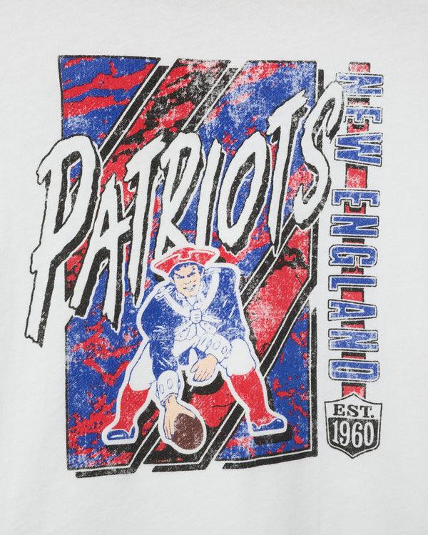 Junk Food Clothing Kids New England Patriots Icon Tee Vintage White
