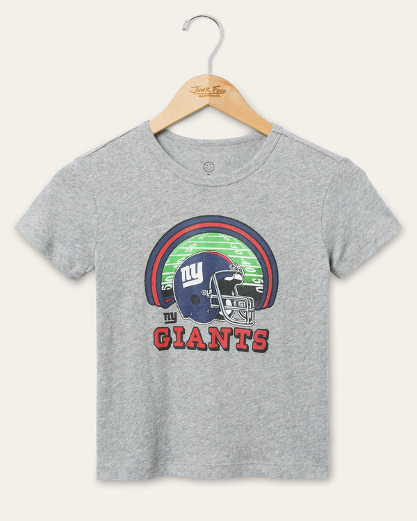 junk food clothing Kids New York Giants Game Time Tee Heather Grey