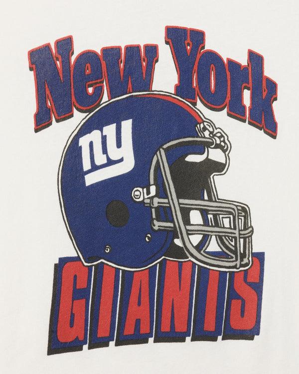 Junk Food Clothing Kids New York Giants Helmet Tee Vintage White