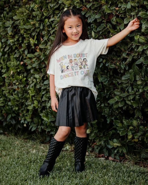 Junk Food Clothing Kids Peanuts Dance It Out Tee Vintage White