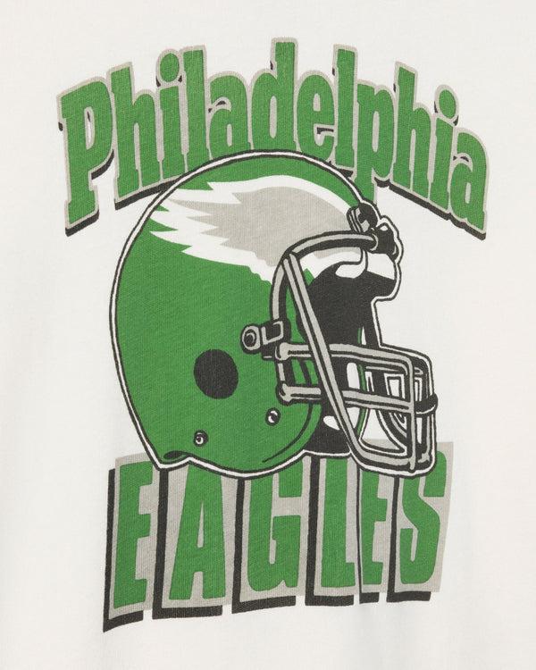 Junk Food Clothing Kids Philadelphia Eagles Helmet Tee Vintage White