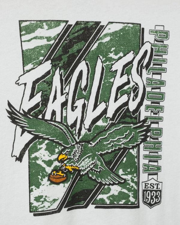 Junk Food Clothing Kids Philadelphia Eagles Icon Tee Vintage White