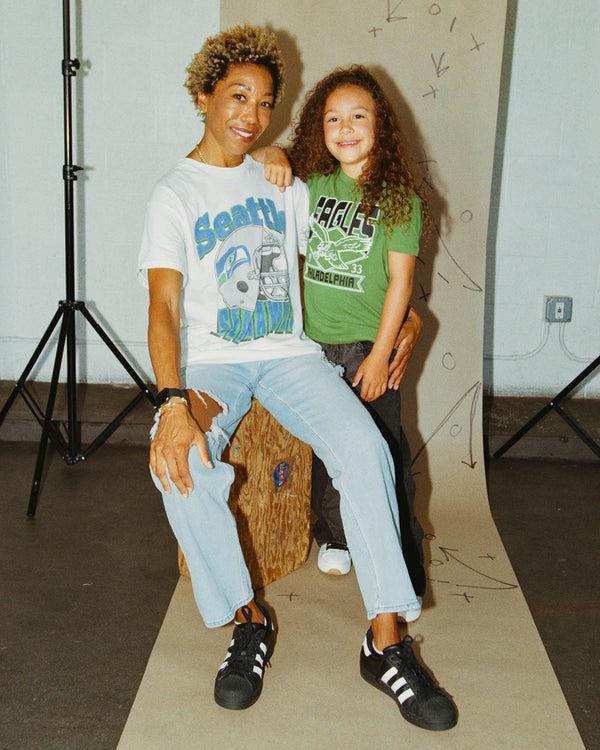 Junk Food Clothing Kids Philadelphia Eagles Overtime Tee Kelly