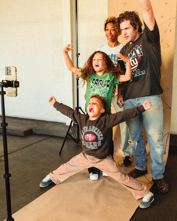 Junk Food Clothing Kids Philadelphia Eagles Overtime Tee Kelly