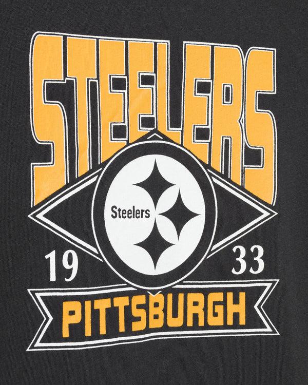 Junk Food Clothing Kids Pittsburgh Steelers Overtime Tee Black