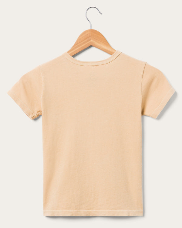 Junk Food Clothing Kids Snoopy Let's Roll Tee Camel