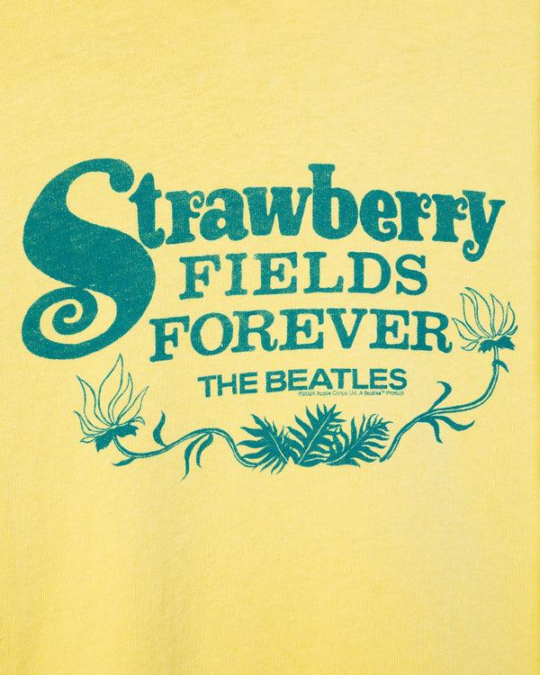 Junk Food Clothing Kids The Beatles Strawberry Fields Tee Dusty Citron