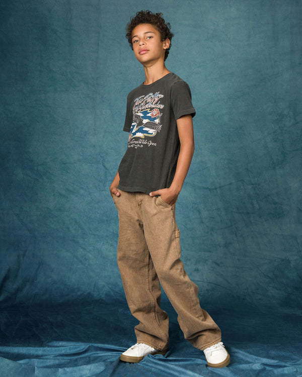 Junk Food Clothing Kids Tom Petty Eagle Tee Vintage Black