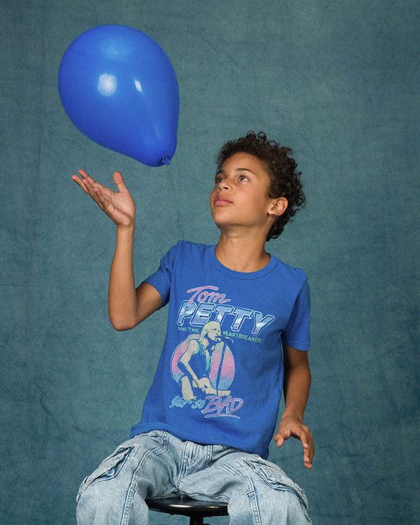 Junk Food Clothing Kids Tom Petty Yer So Bad Tee Blue Aster