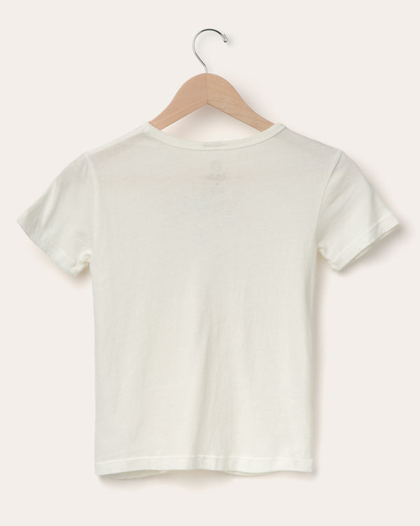 Junk Food Clothing Kids Waving Mickey Tee Vintage White