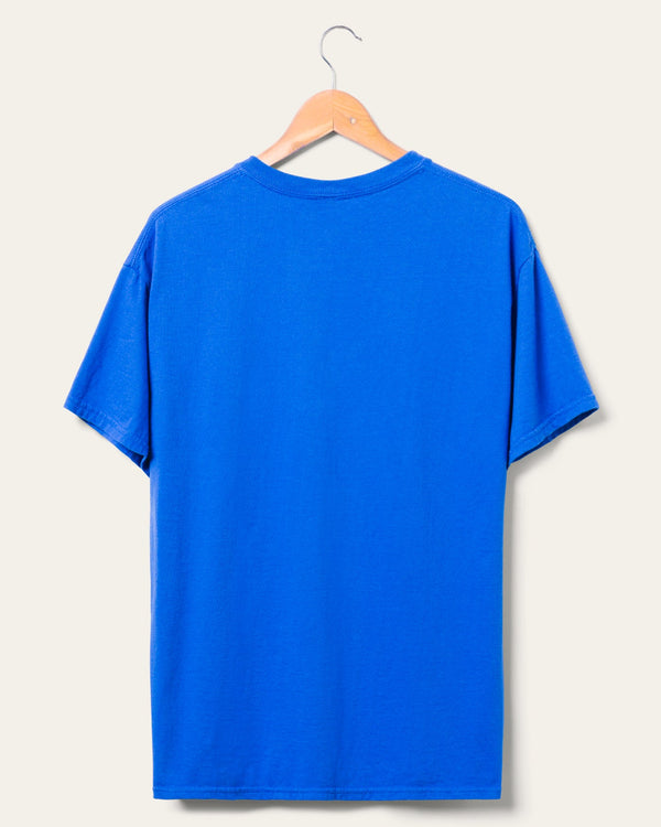 Junk Food Clothing Knicks Break Through Short Sleeve Tee Royal